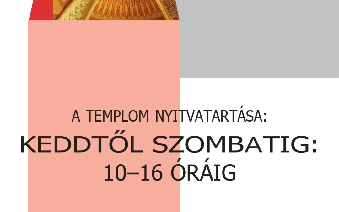 Templom ügyeleti rend